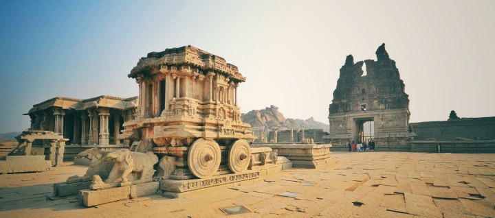 That world famous stone chariot - temple of Lord Garuda, the vahana of Lord Vishnu.